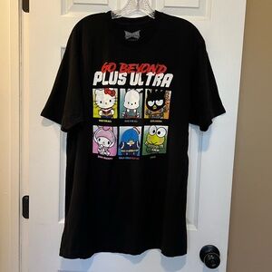 My Hero Academia X Hello Kitty And Friends Go Beyond Plus Ultra T-Shirt XL Used